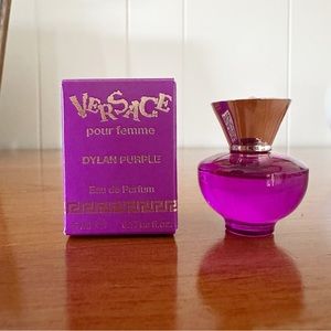 NEW Versace Dylan Purple Femme Eau de Parfum Women’s Perfume 5ml Mini NIB unused